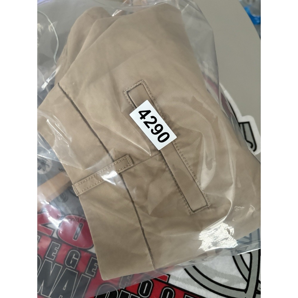 NWT Women's Quince Organic Cotton Tan Chino Shorts Size 4 - Picture 7 of 7